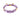 Nialaya CZ Amethyst 18K Gold 925 Bracelet