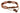 Nialaya Multicolor Crystals Logo Embellished Adjustable Bracelet