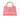 Michael Kors Gabby Small Tea Rose Faux Leather Top Zip Satchel Crossbody Bag