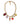 Dolce & Gabbana Gold Chain Rose Cross Strawberry Star Pendant Necklace