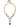 Dolce & Gabbana Gold Brass Crystal Purple Pink Pearl Pendants Necklace