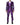 Dolce & Gabbana Purple Silk Animal Print 3 Piece Suit