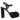Sergio Rossi Black Velvet Sandal