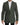 Romeo Gigli Green Linen Blazer One Piece Single Breasted Jacket