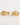 Dolce & Gabbana Gold 925 Sterling Silver Crystal Leaf Accessory Cufflink