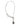 Dolce & Gabbana Silver Tone Metal Chain DG Logo Pendant Men Necklace